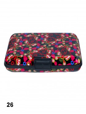 BUTTERFLY PATTERN CREDIT CARD WALLET